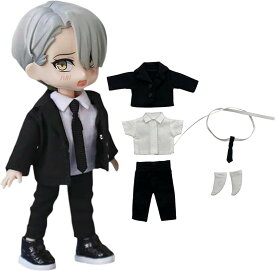 オビツ11 服 スーツセット オビツドール OB11 (ブラック)