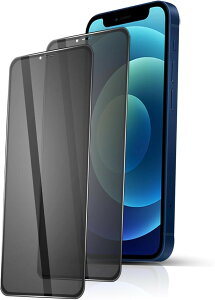 2���Z�b�g�̂������h�~iPhone 12 mini �p 5.4�C���`��p �K���X�t�B�����v���C�o�V�[/�̂������h�~/���E �����Ȃ��ی�t�B���� ���{���Ɏq�f�ސ� �d�x9H �ϏՌ� (89K-CSJ-AR348)