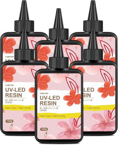 ���W���t 600g UV���W���t ��e�� �������� �}���ɍd�� ��Ő� VOC�Ȃ� 85D �n�[�h ��S�x �l�֗p ���S�� UV-LED�Ή� DIY ����N���t�g �W���G���[ �f�U�C�� �p�r�L�� (��������, 600g)