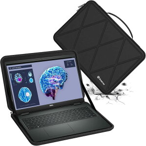 �݊��i �n�[�hEVA�ی�X���[�u�P�[�X 16�C���` DELL Precision 7680/7670 ���[�N�X�e�[�V�����m�[�g�p�\�R���A Laptop�ȂǂɓK�p 360�x�ϏՌ� �h�� (Black, For DELL 16�C���`�iM95�j)