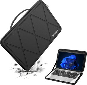 �݊��i �n�[�hEVA�ی�X���[�u�P�[�X 14�C���` HP EliteBook 640 G9 Notebook PC/HP 645���b�v�g�b�v��p�n�[�h�P�[�X �h�� 360�x�ϏՌ� (Black, For HP 14�C���`�iM49-1�j)