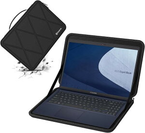 �݊��i �n�[�hEVA�ی�X���[�u�P�[�X 14�C���` ASUS P1412/ExpertBook B1 B1400/B1402 �� Vivobook M413/Vivobook Go (Black, For ASUS 14�C���`�iM53�j)