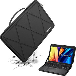 �݊��i �n�[�h EVA �ی�X���[�u�P�[�X 15.6�C���` ASUS Vivobook 15X OLED P1512/M515 ���b�v�g�b�v L510/F515���b�v�g�b�v�p (Black, For ASUS 15.6�C���`�iM82-2))