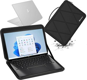 �݊��i �n�[�hEVA�ی�X���[�u�P�[�X 16�C���` HP Spectre X360 16t-f2000/16-f2047nr/16-f2097nr�Ȃ� �h�� (Black-For HP 16�C���`, For HP 16�C���`(X8286))