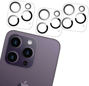 �Ή�iPhone 14 Pro Max�J�����t�B���� Pro�p �����Y�t�B���� 3������AGC���Ɏq�f��-�� �i�� �J�����J�o�[ �����K���X �ی�t�B���� �t�� �����ߗ� �C�A�[�� �h���� ��U�h�~ �Ռ��z�� (OIV-2HD-AD686)