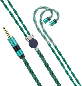 AL65 �C���z���P�[�u�� 2Pin 3.5mm �A�b�v�O���[�h�P�[�u�� 6N �⃁�b�L OCC 4�c �����p�P�[�u�� FiiO FH1s/JH3 final (2pin-0.78mm, 3.5mm�X�e���I)