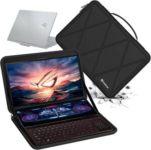�݊��i �n�[�hEVA�ی�X���[�u�P�[�X 15.6�C���` ASUS 2021 ROG Zephyrus Duo SE �m�[�g�p�\�R���ɓK�p �n�[�h�P�[�X �ϏՌ��P�[�X �h�� (Black, For ASUS 15.6�C���`�iM107�j)