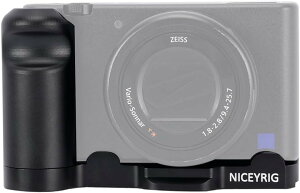 L�^�v���[�g L�^�n���h�� Sony ZV-1M2II/Sony ZV-1M2�J������p �P�[�W �n���h�O���b�v 1/4 -20�l�W�t�� ���g���� �ϖ��Ր� �ϕ��H-594 �u���b�N (�u���b�N)