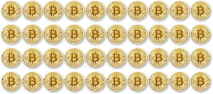 �r�b�g�R�C�� Bitcoin �Í��ʉ� �S���t�}�[�J�[ 40��