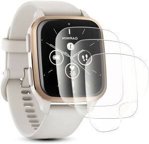 3���Z�b�gFor GARMIN �K�[�~�� Venu Sq 2/Venu Music �t�B���� �ی�t�B���� TPU���E���𕂂��Ȃ��E�����ߗ��E�����^�E�w��h�~�E��ʑN�₩�����ׁE�\��t���ȒP �Ή� (WDQ-AJK-0767)