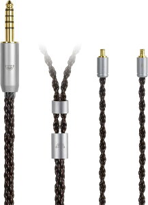 ZT8 ���P�[�u�� A2DC �C���z���P�[�u�� 8�c OFC �����b�L Audio-Technica�p ATH-CKS1100�EATH-CKR100�EATH-CKR90�ȂǓK�� 4.4mm (4.4mm, A2DC�R�l�N�^)
