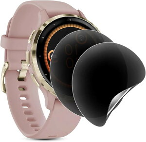 �`�����h�~�t�B���� 2���Z�b�g For GARMIN �K�[�~�� Venu 3 ��p �ی���� �`�����h�~�@�\ TPU�f�� �C�A�E�w��h�~ �����ɂ��� �Ή� �\��t���ȒP (MJO-JAC-C002)