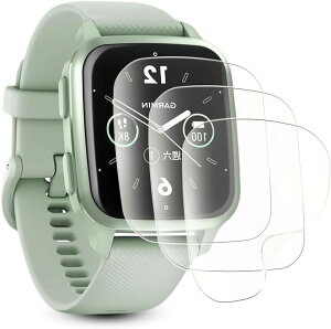 3���Z�b�g GARMIN �K�[�~�� Venu Sq 2/Venu Music ��p �t���ی�t�B���� �ی���ʔ��Q TPU�f�� �����ɂ��� �ϏՌ��� �\��t���ȒP �w��h�~ 24���Ԏ����C���Z�pVenu (MJO-JAC-C017)