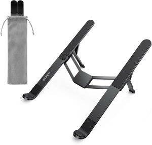 �m�[�g�p�\�R���X�^���h PC�X�^���h �܂肽���ݎ� ���y�� �킸��173g ���芴 �p�x���� ������� MacBook Neo �Ή� laptop stand �p�\�R���� ��� �����^�� �O�o (�u���b�N)