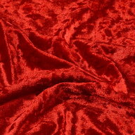 ベロア 生地 クラッシュベロア 幅160cmx2m 裁断済み 布 ポリエステル100% 手芸 ハンドメイド DIY (レッド…