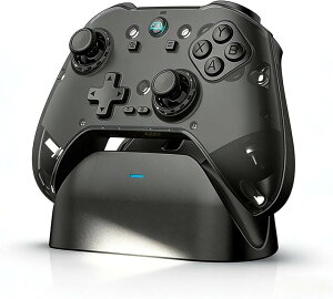 Switch �R���g���[���[ P4 �R���g���[���[�Q�[���p�b�h 2.4G���V�o�[�t�� �[�d�h�b�N�t�� �؂�ւ��\�ȃz�[������ �}�C�N���g���K�[ ��e�ʃo�b�e���[ TURBO�A�� (�u���b�N)