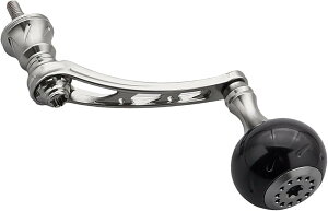 56mm ���[�� �n���h�� 30mm�m�u���� �V�}�m SHIMANO �_�C�� DAIWA �ʗp �X�s�j���O���[�� Aurora Series (�I�[���u���b�N, 56mm)