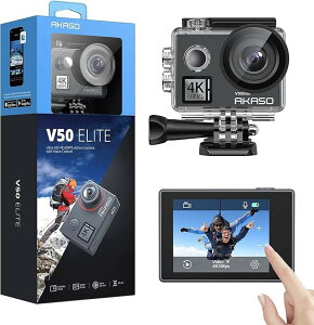 �A�N�V�����J���� 4k60fps V50Elite 2000����f 8�{�Y�[�� EIS��Ԃ�␳ 170�x�L�p�����Y WiFi���� �����J���� HDMI�o�� �����R���t�� �A�N�V�����J�� �X�|�[�c�J���� 40M�h�� (V50Elite)