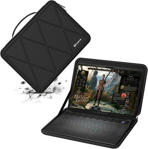 �݊��i �n�[�hEVA�ی�X���[�u�P�[�X 16�C���` DELL Alienware m16 �Q�[�~���O�m�[�g�p�\�R����p�n�[�h�P�[�X �h�� R2��Ή� (Black-For DELL 16�C���`, For DELL 16�C���`(X8321))