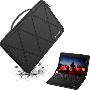 �݊��i �n�[�hEVA�ی�X���[�u�P�[�X 14�C���` Lenovo ThinkPad L14 Gen 4/3�ɑΉ� E14 4/Lenovo ThinkBook IdeaPad (Black, For Lenovo 14�C���`�iM59�j)