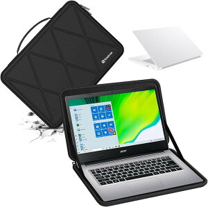 �݊��i �n�[�hEVA�ی�X���[�u�P�[�X 14�C���` Acer Spin 3 �m�[�g�p�\�R�� ���b�v�g�b�v �n�[�h�P�[�X �h�� �ʋ� �ʊw X8029 (Black, For Acer 14�C���`(X8029))