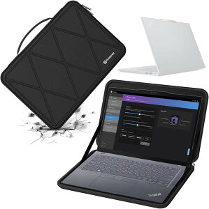 �݊��i �n�[�hEVA�ی�X���[�u�P�[�X 13�C���` Lenovo ThinkPad X13 Yoga Gen 4 2-in-1 �n�[�h�P�[�X (Black-For Lenovo 13�C���`, For Lenovo 13�C���`(X8032))