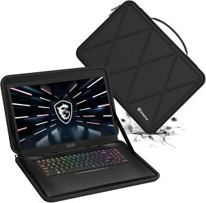 �݊��i �d��EVA�ی�X���[�u�P�[�X 17.3�C���` MSI Stealth GS77�AMSI Studio�AMSI Vector GP78 HX GP77/Vector (Black, For MSI 17.3�C���`�iM129-2))