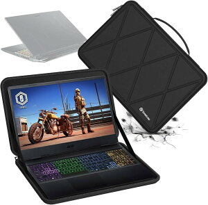 �݊��i �n�[�hEVA�ی�X���[�u�P�[�X 15.6�C���` Acer Nitro �Q�[�~���O�m�[�g�p�\�R����p�n�[�h�P�[�X �h�����ϏՌ��P�[�X �m�[�g�u�b�N�o�b�O M107 (Black, For Acer 15.6�C���`�iM107�j)
