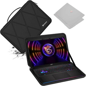 �݊��i �n�[�hEVA�ی�X���[�u�P�[�X 16�C���` MSI Raider GE68HX 13VG-068US ���b�v�g�b�v�p�n�[�h�P�[�X �h�� (Black-For MSI 16�C���`, For MSI 16�C���`(X8311))