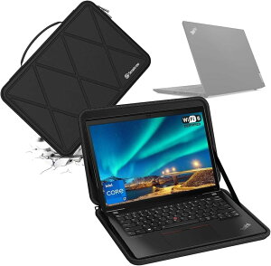 �݊��i �n�[�hEVA�ی�X���[�u�P�[�X 13�C���` Lenovo ThinkPad X13 Yoga Gen 2 ���b�v�g�b�v��p�n�[�h�P�[�X �h�� 360�x�ϏՌ� M38 (Black, For Lenovo 13�C���`�iM38�j)