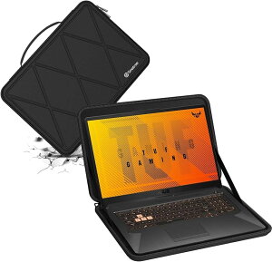 �݊��i �d��EVA�ی�X���[�u�P�[�X 17.3�C���` ASUS TUF Gaming A17 2023/2022/2021�AASUS F17 ROG Zephyrus S17 (Black, For ASUS 17.3�C���`�iM124�j)