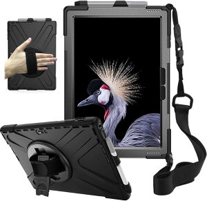 Microsoft Surface Pro 7/Pro 6/ 5/ 4 �P�[�X ���|���t�� �ی�P�[�X �L�b�N�X�^���h �J�o�[ �������V�����_�[�P�[�X 360�x ��] (Surface Pro 6/ Pro 5/, pro4/5/6/7)