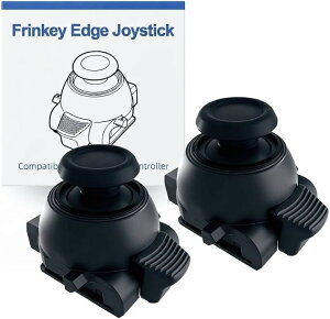 2�Z�b�g PS5 DualSense Edge�p �X�e�B�b�N���W���[�� TMR�d�����Z���T�[���� �h���t�g�΍� �f���A���Z���X�G�b�W (�u���b�N)