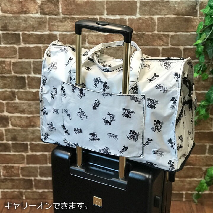 楽天市場 10 オフクーポン ボストンバック 折りたたみ ボストン Mサイズ 23l ディズニー ミッキーマウスの キャリーオンバッグ キャリーバッグ通販のmm Company