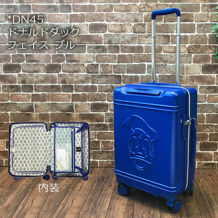 ディズニー ミッキーマウス キャリーバッグ / 旅行バッグ キー有り 