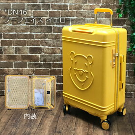 スーツケース ファスナータイプ 50L Mサイズ 3～4泊用 ハピタス ディズニー ミッキーマウス キャリーバッグ キャリーケース
