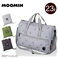 最大20％オフクーポン★ムーミン 折りたたみボストンバッグ Mサイズ 23L キャリーオンバッグ ショルダー…