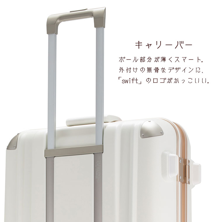 楽天市場】スーツケース フレームタイプ Lサイズ82L 7泊〜長期用