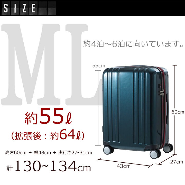 ◇セール特価品◇ 新品 スーツケース キャリーケース Mサイズ 中型 ウォータ STM-BB 新品 スーツケース キャリーケース Mサイズ ウオーター STM-BB