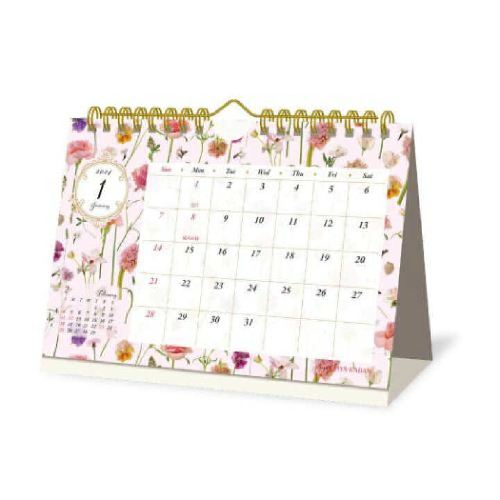 楽天市場】2024Calendar 日比谷花壇 Flower Story 花屋さんのお花柄 