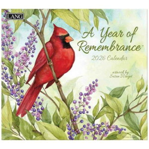 �y50��OFF�z2026 Calendar LANG �����O �Ǌ|���J�����_�[2026�N A Year of Remembrance Susan Winget �J���g���[ �� �C���e���A �ߘa8�N�� �}�V���}���|�b�v