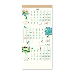 2026Calendar Ɨ΂߂J_[ 3 Ǌ|J_[2026N XPW[ V{J_[ p  SDGs ߘa8N }V}|bv