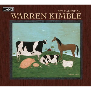 2027 Calendar LANG �����O �Ǌ|���J�����_�[2027�N Warren Kimble �n�[�g�A�[�g�R���N�V���� �J���g���[ ���� �C���e���A �ߘa9�N�� �}�V���}���|�b�v