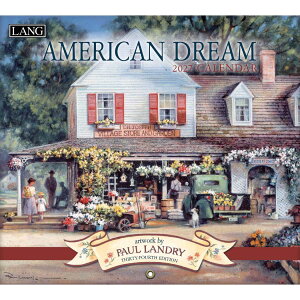 2027 Calendar LANG �����O �Ǌ|���J�����_�[2027�N American Dream Paul Landry �n�[�g�A�[�g�R���N�V���� �J���g���[ ���i �C���e���A �ߘa9�N�� �}�V���}���|�b�v