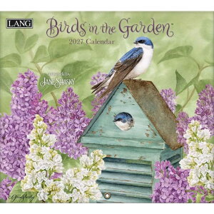 2027 Calendar LANG �����O �Ǌ|���J�����_�[2027�N Birds In The Garden Jane Shasky �n�[�g�A�[�g�R���N�V���� �J���g���[ �t�����[ �� �C���e���A �ߘa9�N�� �}�V���}���|�b�v
