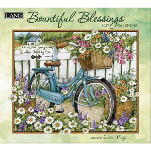 2027 Calendar LANG �����O �Ǌ|���J�����_�[2027�N Bountiful Blessings Susan Winget �n�[�g�A�[�g�R���N�V���� �J���g���[ ���i �t�����[ �C���e���A �ߘa9�N�� �}�V���}���|�b�v