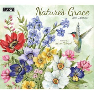 2027 Calendar LANG �����O �Ǌ|���J�����_�[2027�N Nature's Grace Susan Winget �n�[�g�A�[�g�R���N�V���� �J���g���[ �t�����[ �� �C���e���A �ߘa9�N�� �}�V���}���|�b�v