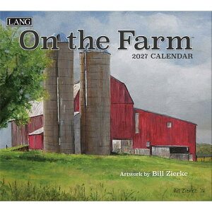 2027 Calendar LANG �����O �Ǌ|���J�����_�[2027�N On The Farm Bill Zierke �n�[�g�A�[�g�R���N�V���� �J���g���[ ���i �C���e���A �ߘa9�N�� �}�V���}���|�b�v
