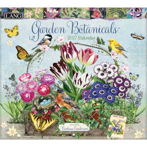 2027 Calendar LANG �����O �Ǌ|���J�����_�[2027�N Garden Botanicals Barbara Anderson �n�[�g�A�[�g�R���N�V���� �J���g���[ �t�����[ �� �� �C���e���A �ߘa9�N�� �}�V���}���|�b�v