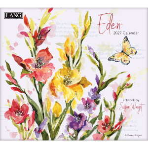 2027 Calendar LANG �����O �Ǌ|���J�����_�[2027�N Eden Susan Winget �n�[�g�A�[�g�R���N�V���� �J���g���[ �t�����[ �� �C���e���A �ߘa9�N�� �}�V���}���|�b�v